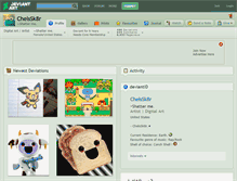 Tablet Screenshot of chelssk8r.deviantart.com