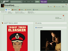 Tablet Screenshot of khaledelkady.deviantart.com