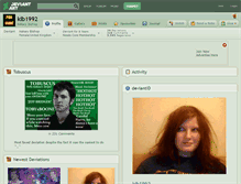 Tablet Screenshot of kib1992.deviantart.com