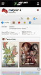 Mobile Screenshot of matjess14.deviantart.com