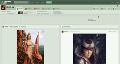 Desktop Screenshot of gven-ka.deviantart.com