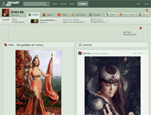 Tablet Screenshot of gven-ka.deviantart.com