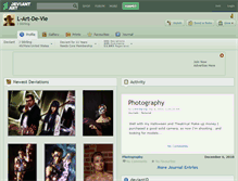 Tablet Screenshot of l-art-de-vie.deviantart.com