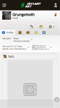 Mobile Screenshot of grungemoth.deviantart.com