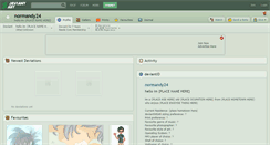 Desktop Screenshot of normandy24.deviantart.com