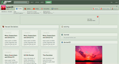 Desktop Screenshot of leon29.deviantart.com