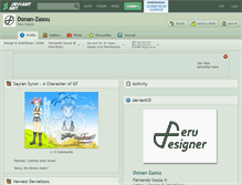 Tablet Screenshot of donan-zasou.deviantart.com