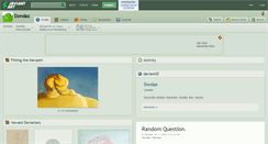 Desktop Screenshot of dondaz.deviantart.com