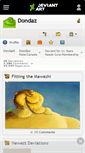 Mobile Screenshot of dondaz.deviantart.com