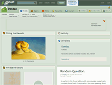 Tablet Screenshot of dondaz.deviantart.com
