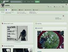 Tablet Screenshot of notisia.deviantart.com