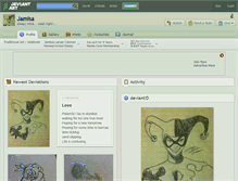 Tablet Screenshot of jamisa.deviantart.com