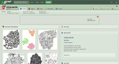Desktop Screenshot of ninja-panda.deviantart.com