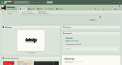 Desktop Screenshot of dadesign.deviantart.com