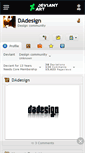 Mobile Screenshot of dadesign.deviantart.com