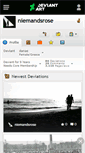 Mobile Screenshot of niemandsrose.deviantart.com