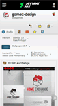 Mobile Screenshot of gomez-design.deviantart.com