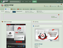 Tablet Screenshot of gomez-design.deviantart.com