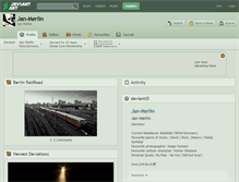 Tablet Screenshot of jan-merlin.deviantart.com