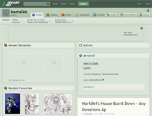 Tablet Screenshot of mechatalk.deviantart.com