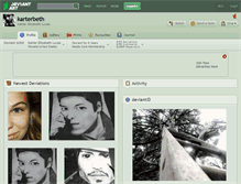 Tablet Screenshot of karterbeth.deviantart.com