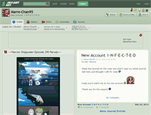 Tablet Screenshot of marre-chan95.deviantart.com