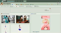 Desktop Screenshot of nene-megurine.deviantart.com