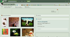 Desktop Screenshot of electric-photography.deviantart.com