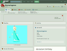 Tablet Screenshot of ilikemariogames.deviantart.com