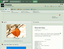 Tablet Screenshot of jthm5000.deviantart.com