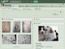 Tablet Screenshot of kiba-aido.deviantart.com