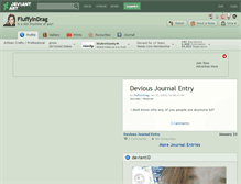 Tablet Screenshot of fluffyindrag.deviantart.com