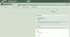 Desktop Screenshot of paintableninja.deviantart.com