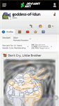 Mobile Screenshot of goddess-of-idun.deviantart.com