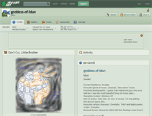 Tablet Screenshot of goddess-of-idun.deviantart.com