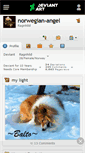 Mobile Screenshot of norwegian-angel.deviantart.com