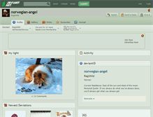 Tablet Screenshot of norwegian-angel.deviantart.com