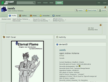 Tablet Screenshot of nemfx.deviantart.com
