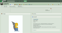 Desktop Screenshot of cautionline.deviantart.com