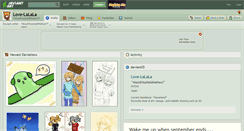 Desktop Screenshot of love-lalala.deviantart.com