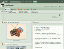 Tablet Screenshot of manditaaknfv.deviantart.com