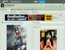 Tablet Screenshot of annikaclarisse.deviantart.com