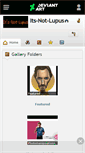 Mobile Screenshot of its-not-lupus.deviantart.com