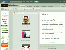 Tablet Screenshot of its-not-lupus.deviantart.com