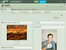 Tablet Screenshot of angusfk.deviantart.com
