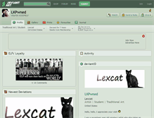 Tablet Screenshot of lkpwned.deviantart.com
