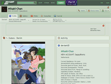 Tablet Screenshot of miisaki-chan.deviantart.com