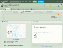 Tablet Screenshot of andreaitahelenamovie.deviantart.com