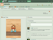 Tablet Screenshot of malionette.deviantart.com