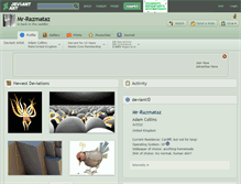 Tablet Screenshot of mr-razmataz.deviantart.com